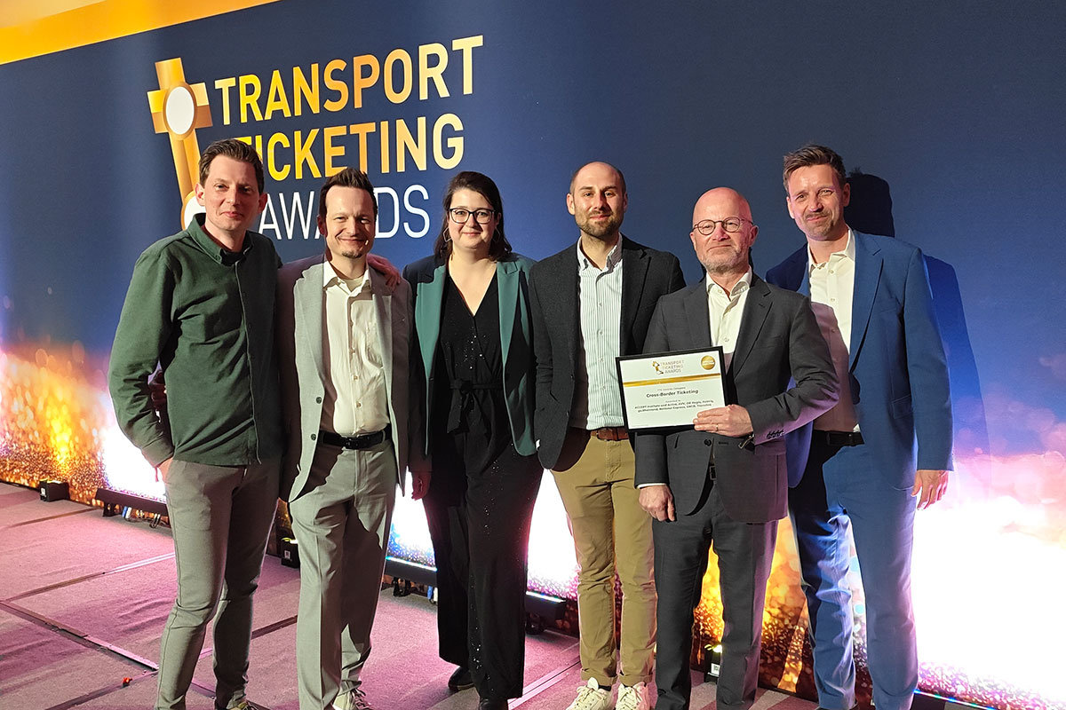 easyConnect gewinnt im Frühjahr 2026 den Transport Ticketing Global Award in der Kategorie „Cross-Border Ticketing“