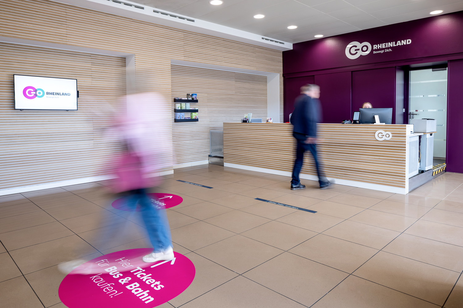 Innenaufnahme des Kundencenters in Euskirchen