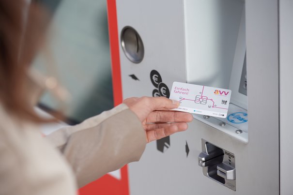 Ticketautomat im AVV
