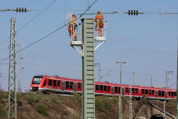 Bauarbeiten zum Elektronischen Stellwerk (ESTW)