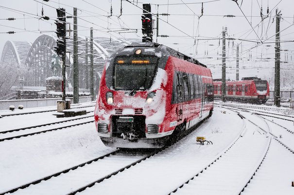 Wintereinbruch in der Region