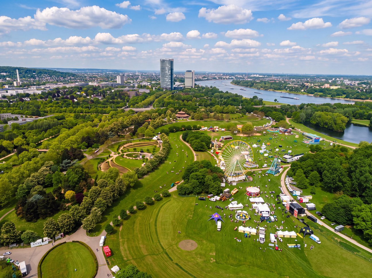 Natur und Freizeit am Rhein